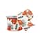 Celebrate It; 2.5" x 6.6yd. Jack-o'-Lanterns & Bats Wired Pongee Ribbon by Celebrate It®; Category:Halloween Ribbon; Image:2